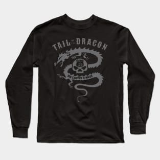 skull tail dragon Long Sleeve T-Shirt